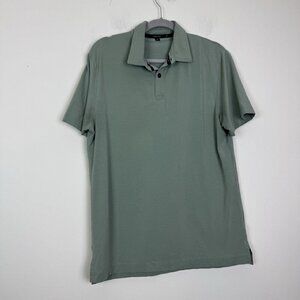 Public Rec Polo Shirt Mens Medium Green Short Sleeve Pima Cotton Blend Golf